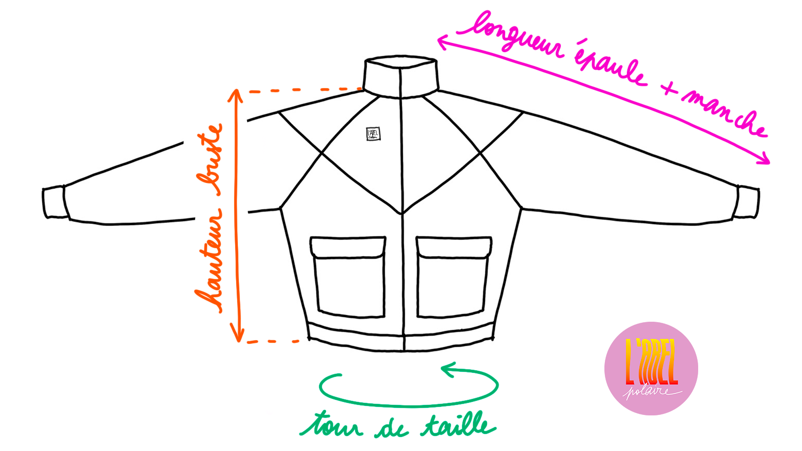 Schema veste mesure Schema veste mesure