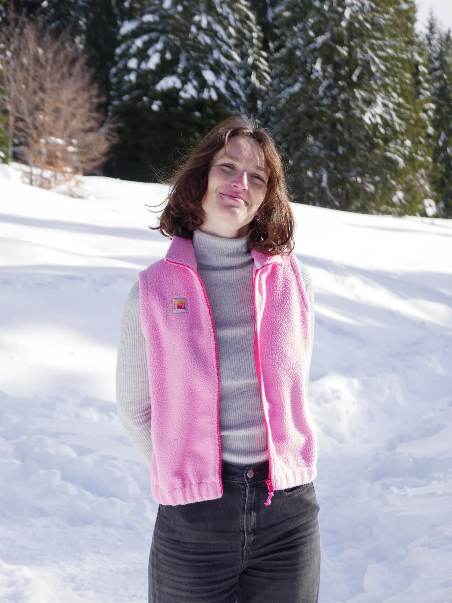 Veste polaire sans manches - Rose – Image 2