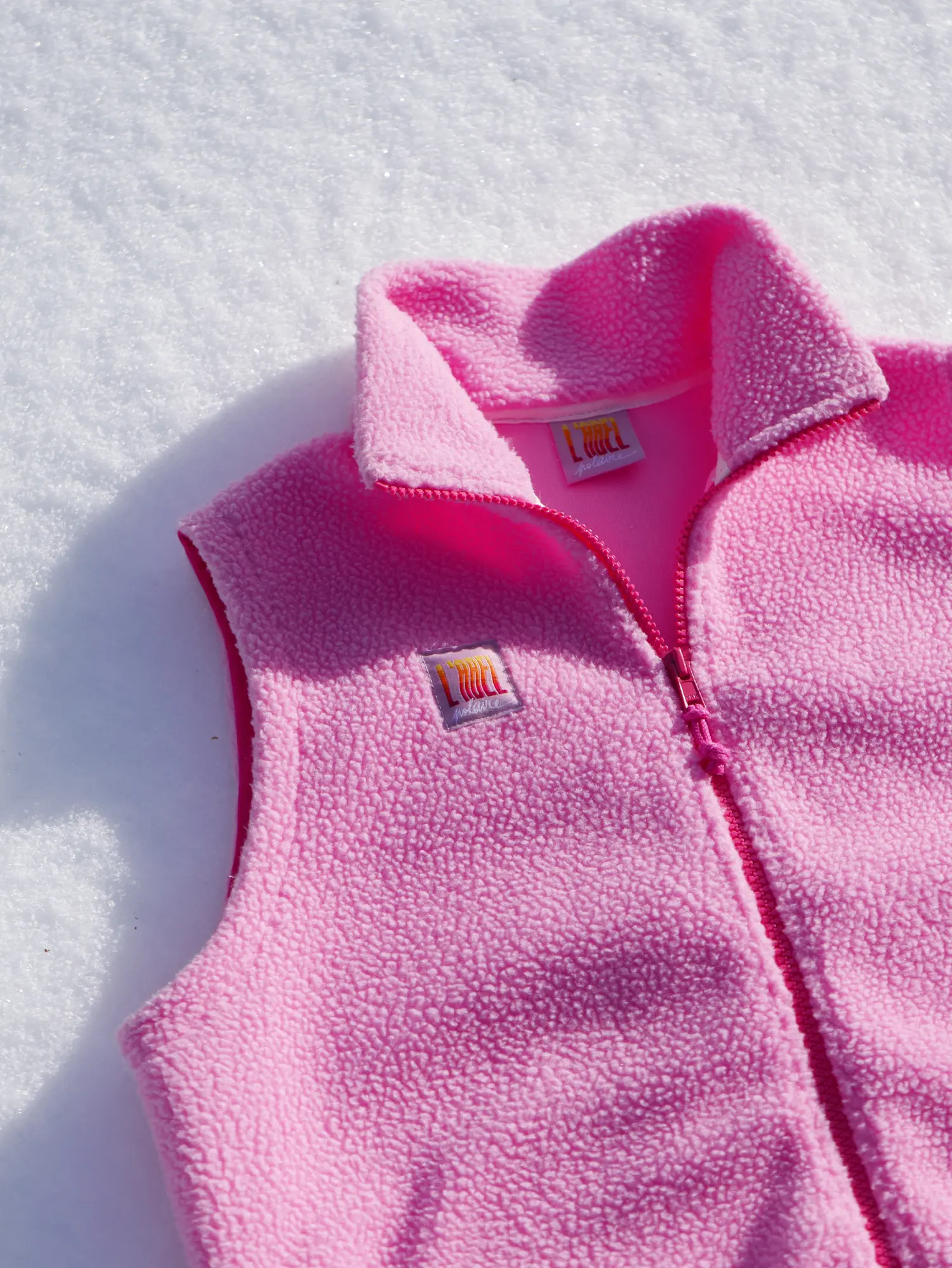 Veste polaire sans manches - Rose