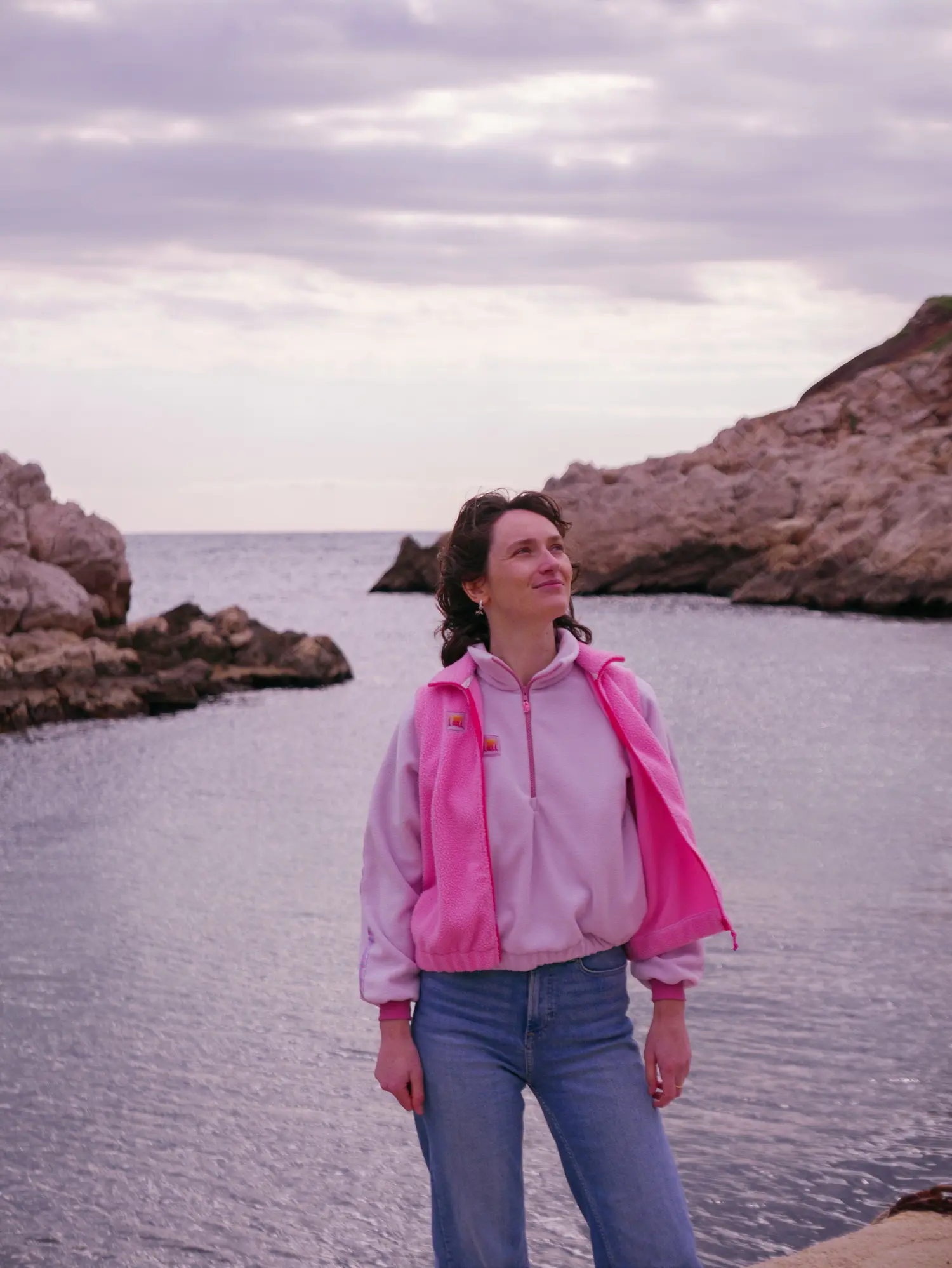 Veste polaire sans manches - Rose – Image 2
