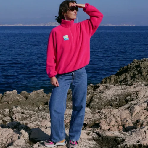 Pull Polaire Uni Rose - Édition Limitée
