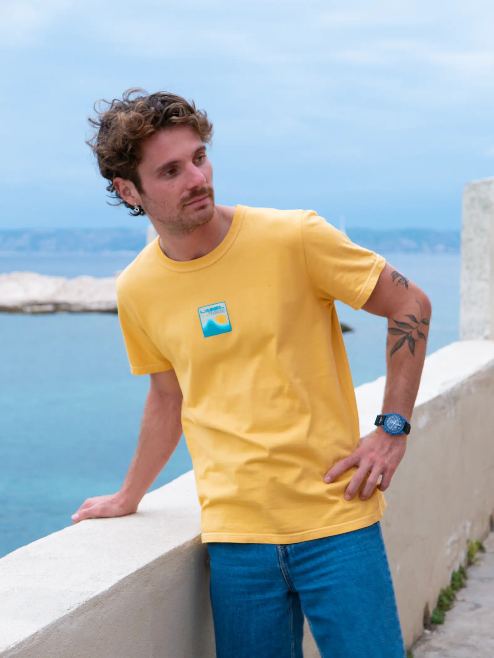 Tee shirt Jaune en Coton Bio - Édition Limitée – Image 4