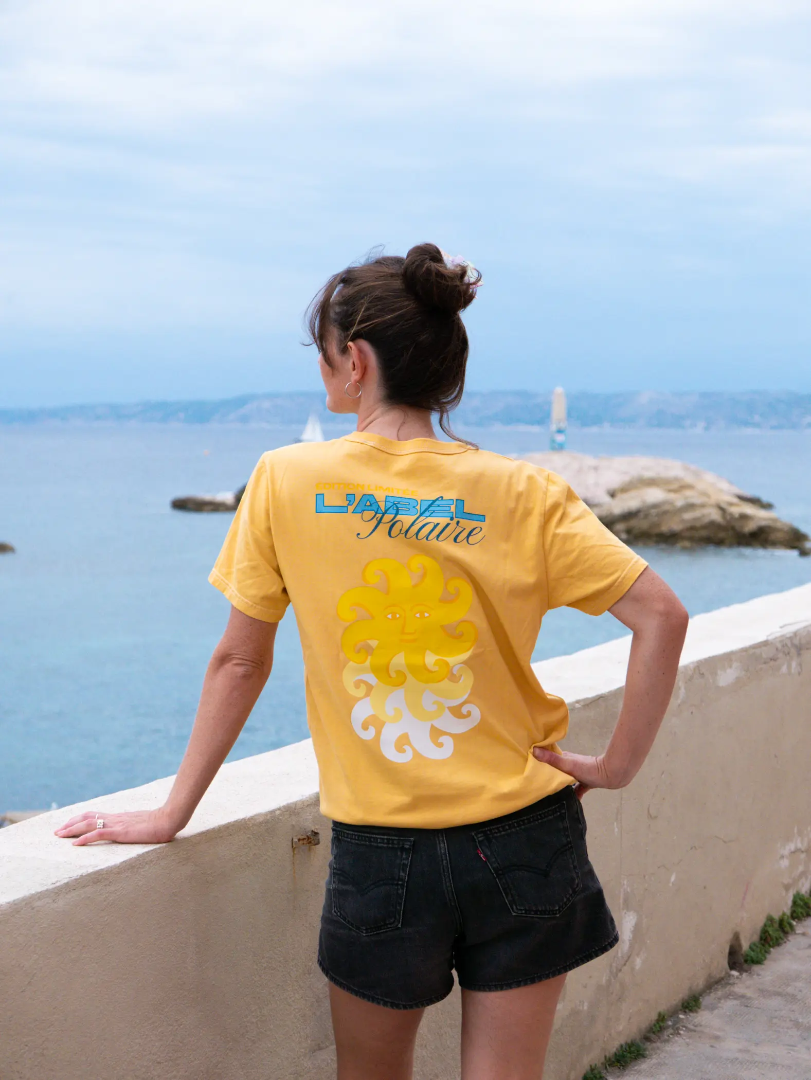 Tee shirt Jaune en Coton Bio - Édition Limitée